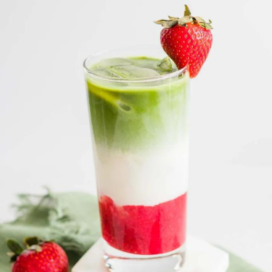 Strawberry Matcha Latte – Zen Tea Leaf