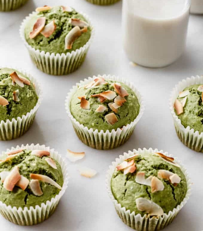 Matcha Coconut Muffins – Zen Tea Leaf