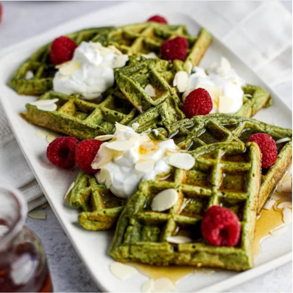 Matcha Waffles
    
    
    
      &ndash; Zen Tea Leaf