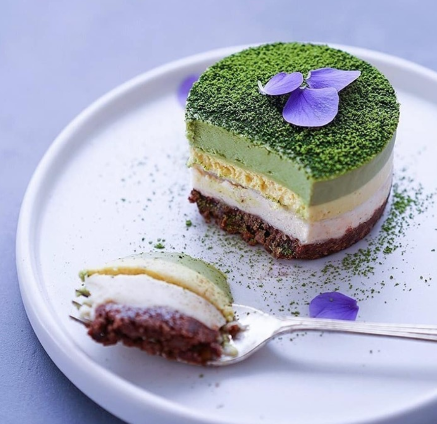 No-Bake Matcha Mango Cheesecake ⁣ – Zen Tea Leaf