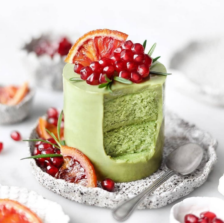 Matcha Custard Layer Cake – Zen Tea Leaf
