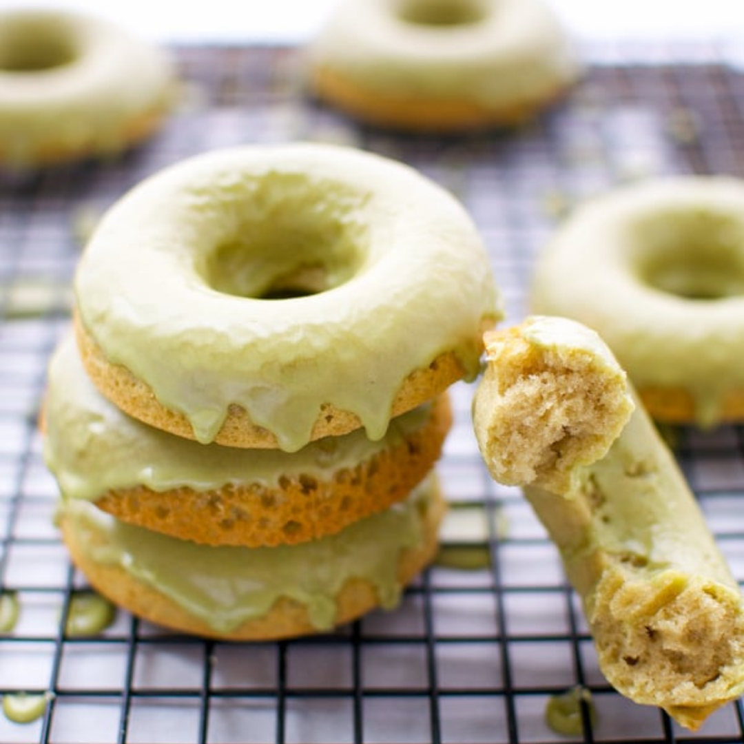 Matcha Baked Donuts with Matcha Glaze – Zen Tea Leaf