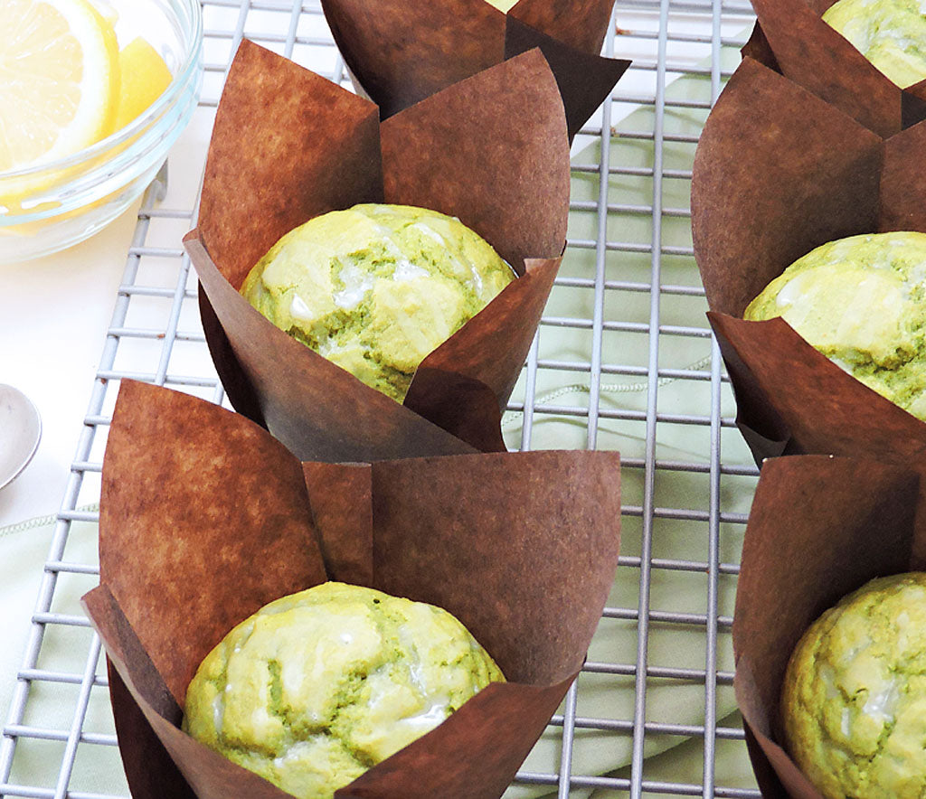 Matcha Lemon Muffins