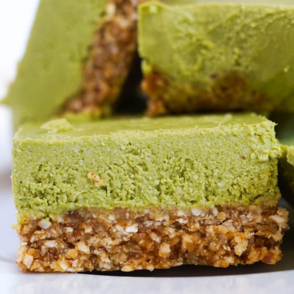 Matcha Bars No-Bake Matcha Oatmeal Bars – Zen Tea Leaf