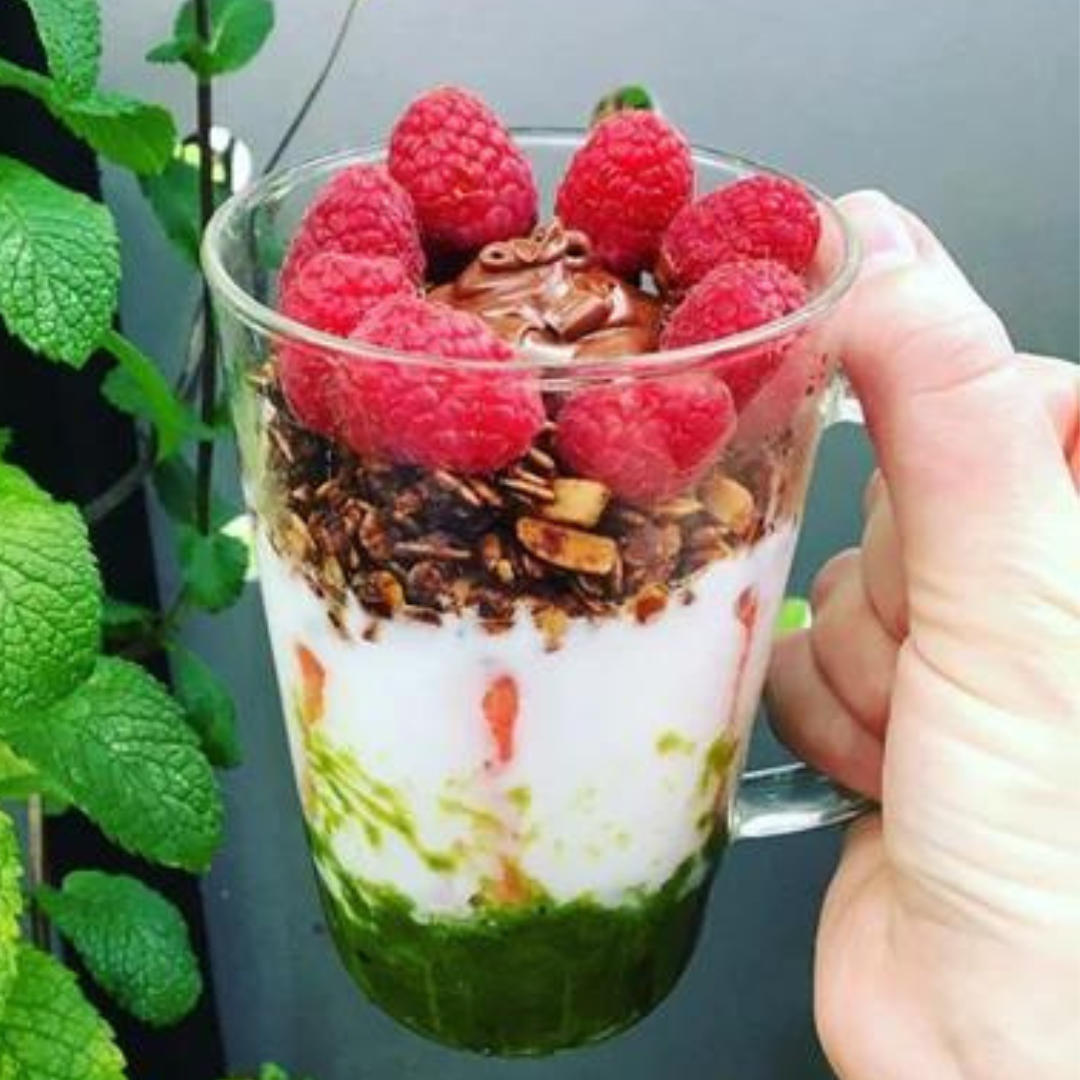 Matcha Mugcake Parfait