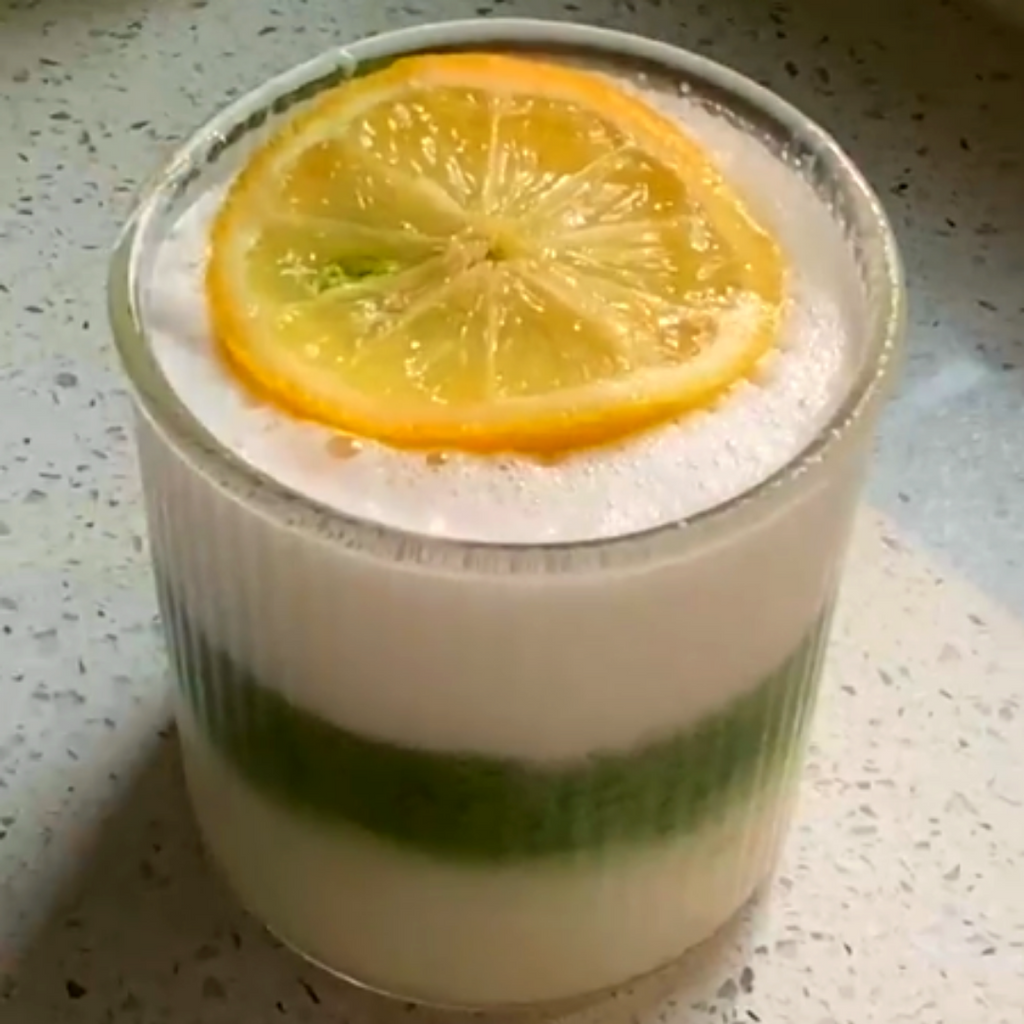 Creamy Matcha Lemonade