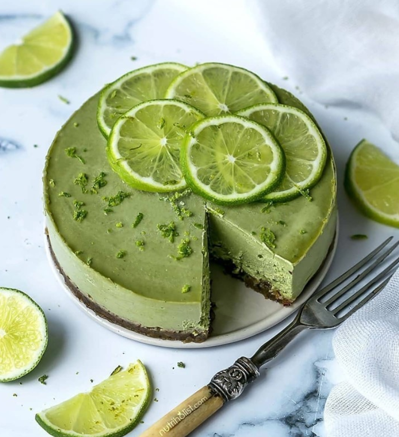 Matcha Lime Vegan Cheesecake